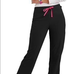 NWT Smitten black scrub pants size M
